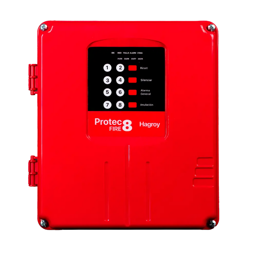 Panel de alarma contra incendio Hagroy Protec Fire 8