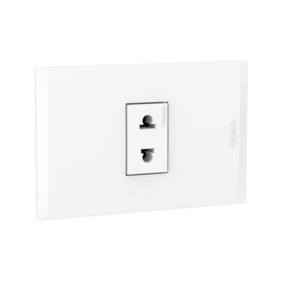TOMACORRIENTE UNIVERSAL SIMPLE 16A 250 V BLANCO AH2112E1B - BTICINO