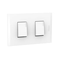 Interruptor unipolar doble Modus 4 blanco AH2200EB de Bticino