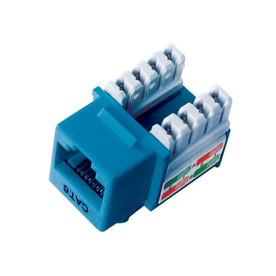 JACK RJ45 CAT 6 PONCHEO TIPO 110 AZUL KJ8-C6-US/BLN - DIXON