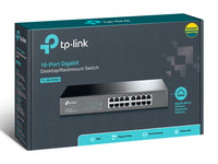Switch TP-Link TL-SG1016D vista lateral