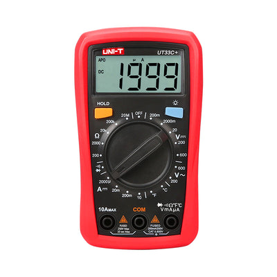 MULTIMETRO DIGITAL PALM SIZE CON TEMPERATURA UT33C+ - UNI-T