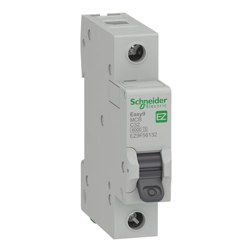 LLAVE TERMICA EASY9 1P 32A 10KA 220V CURVA C EZ9F56132 - SCHNEIDER ELECTRIC