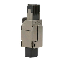 Conector plug RJ45 Cat 6A blindado SATRA vista superior