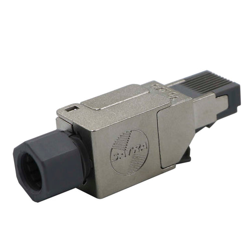CONECTOR PLUG RJ45 CAT 6A BLINDADO TOOLLESS 1103040001 - SATRA